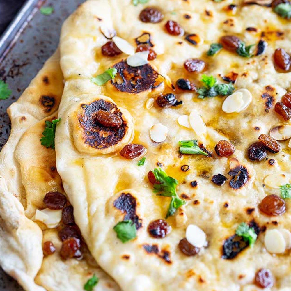 Dry Fruit Naan The Spice Palette